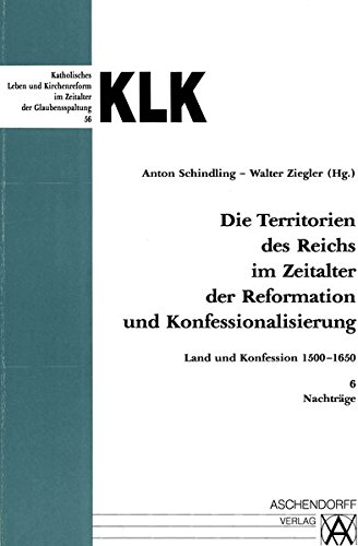 9783402029770: Die Territorien des Reiches im Zeitalter der Reformation und