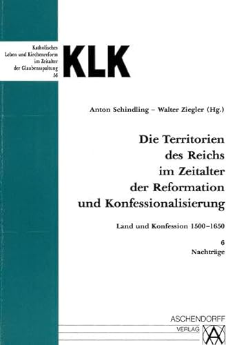 9783402029770: Die Territorien des Reiches im Zeitalter der Reformation und
