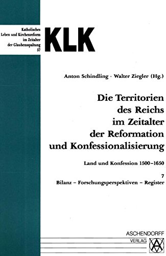 9783402029787: Die Territorien des Reiches im Zeitalter der Reformation und