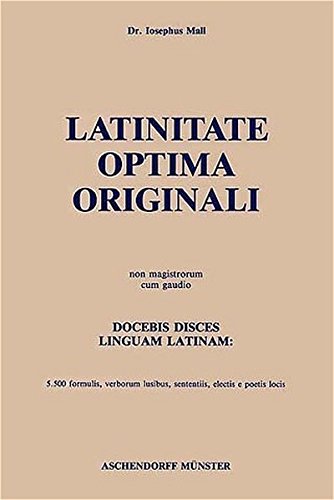 Beispielbild fr Latinitate optima originali zum Verkauf von medimops