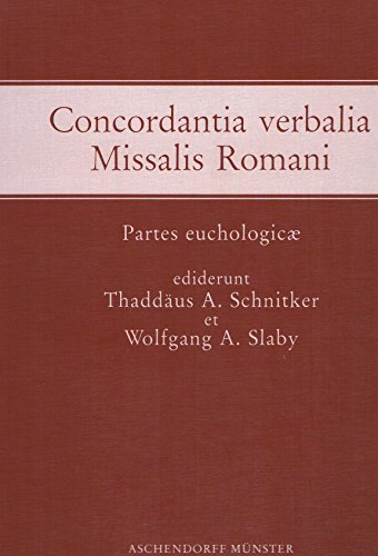 9783402039397: Concordantia verbalia Missalis Romani: Partes euchologicae