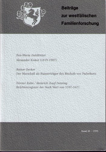 9783402050989: Beitrge zur westflischen Familienforschung.: (1992)