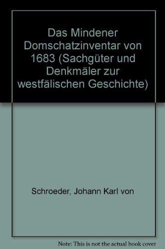 9783402059920: Das Mindener Domschatzinventar von 1683