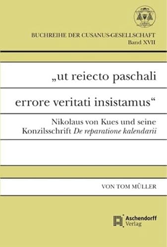 9783402104569: Mller, T: "ut reiecto paschali errore veritati insistamus"