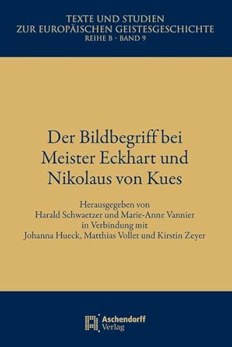 9783402159965: Bildbegriff bei Meister Eckhard und Nikolaus von Kues