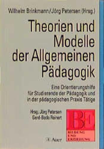 Imagen de archivo de Theorien und Modelle der Allgemeinen Pdagogik a la venta por medimops