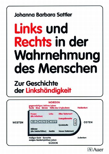 Stock image for Links und Rechts in der Wahrnehmung des Menschen: Zur Geschichte der Linkshndigkeit for sale by medimops