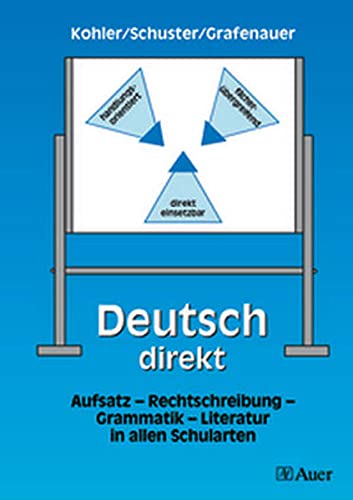 Beispielbild fr Deutsch direkt: Aufsatz - Rechtschreibung - Grammatik - Literatur in allen Schularten zum Verkauf von medimops