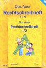 Beispielbild fr Das Auer Sprachbuch. 1/2 Schuljahr. Ausgabe N. Allgemeine Ausgabe: Rechtschreibheft Druckschrift inkl. Abc-Heft zum Verkauf von medimops