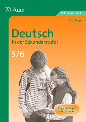 Deutsch in der Sekundarstufe I. 5./6. Schuljahr (9783403049128) by Mayr, Otto