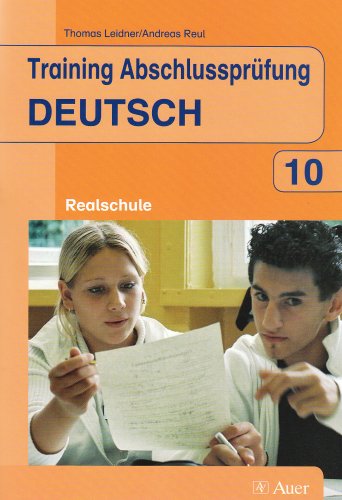 Beispielbild fr Training Abschlussprfung Deutsch: Band 1: Realschule zum Verkauf von medimops