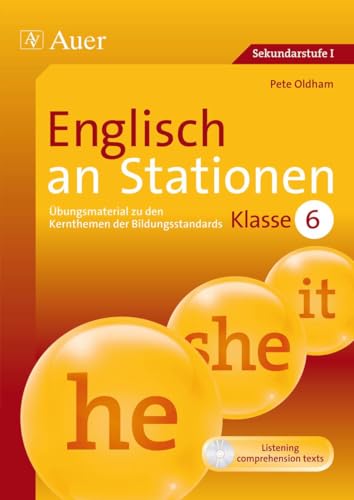Stock image for Englisch an Stationen, Klasse 6, m. Audio-CD for sale by medimops