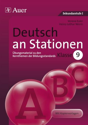 Beispielbild fr Deutsch an Stationen 9: bungsmaterial zu den Kernthemen der Bildungsstandards 9 (9. Klasse) zum Verkauf von medimops