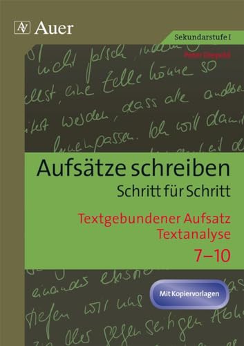 Stock image for Textgebundener Aufsatz - Textanalyse -Language: german for sale by GreatBookPrices