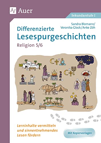 Beispielbild fr Differenzierte Lesespurgeschichten Religion 5-6: Lerninhalte vermitteln und sinnentnehmendes Lesen frdern (5. und 6. Klasse) (Lesespurgeschichten Sekundarstufe) zum Verkauf von medimops