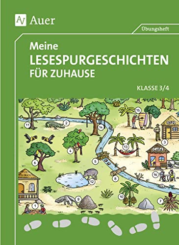 Beispielbild fr Meine Lesespurgeschichten fr Zuhause - Klasse 3-4 (Lesespurgeschichten Grundschule) zum Verkauf von medimops