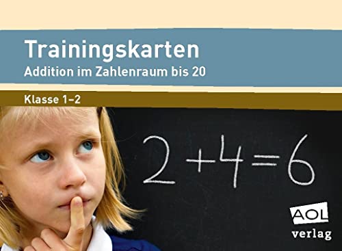 Beispielbild fr Trainingskarten: Addition im Zahlenraum bis 20: Alle Additionen mit zwei Zahlen - zum Einschleifen - mit Selbstkontrolle (1. und 2. Klasse) zum Verkauf von medimops