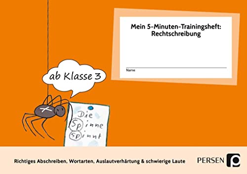 Imagen de archivo de Mein 5-Min-Trainingsheft: Rechtschreibung 1 -Language: german a la venta por GreatBookPrices