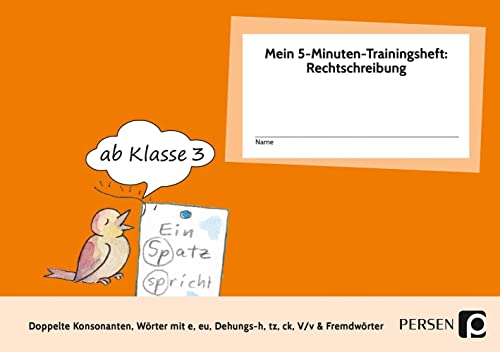 Beispielbild fr Mein 5-Min-Trainingsheft: Rechtschreibung 2 -Language: german zum Verkauf von GreatBookPrices