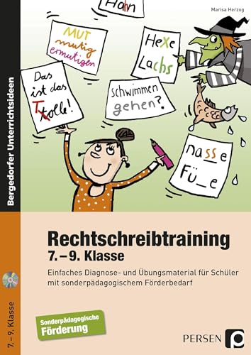 Beispielbild fr Rechtschreibtraining - 7.-9. Klasse: Einfaches Diagnose- und bungsmaterial fr Schler mit sonderpdagogischem Frderbedarf zum Verkauf von medimops