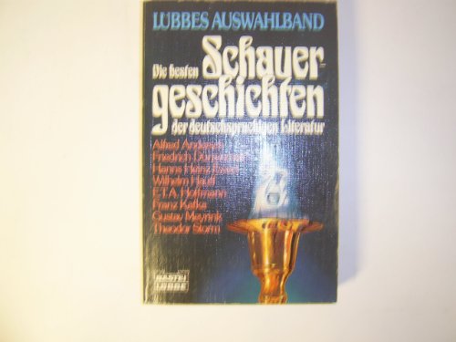 Beispielbild fr Die besten Schauergeschichten - Auswahlband verschiedener Autoren zum Verkauf von Sammlerantiquariat