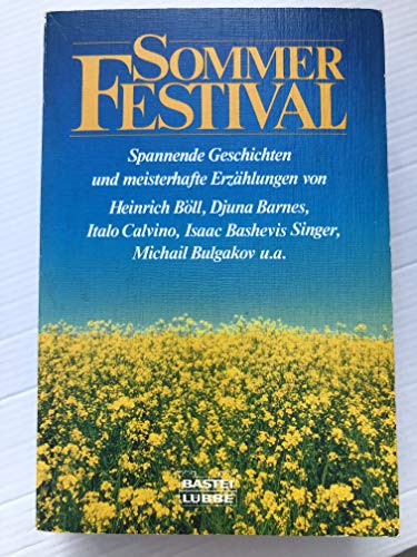 Imagen de archivo de Sommer Festival. Spannende Geschichten und meisterhafte Erzhlungen. TB a la venta por Deichkieker Bcherkiste