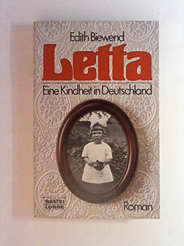 Beispielbild fr Letta. eine Kindheit in Deutschland. Roman. zum Verkauf von medimops