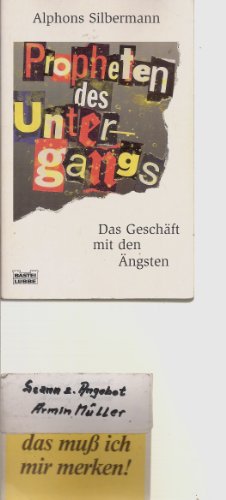 Beispielbild fr Propheten des Untergangs. Das Geschft mit den ngsten. zum Verkauf von Kultgut