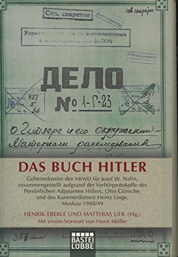 Beispielbild fr Das Buch Hitler (German Edition) zum Verkauf von HPB-Red