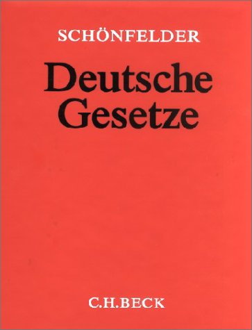 9783406012068: Deutsche Gesetze. Plastik-Ablegeordner 45 mm