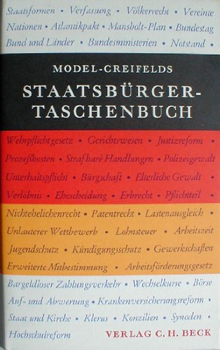 9783406020018: Staatsbrger-Taschenbuch