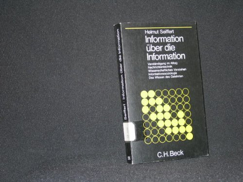 Imagen de archivo de Information ber die Information a la venta por Redux Books