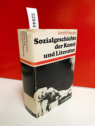 Stock image for Sozialgeschichte der Kunst und Literatur. for sale by Antiquariat Gntheroth