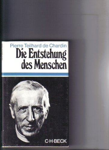 Stock image for Die Entstehung des Menschen. for sale by Antiquariat Eule