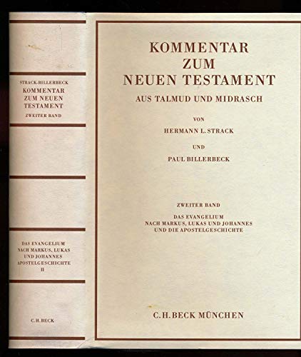 9783406027253: Kommentar zum Neuen Testament, 6 Bde., Bd.2, Das Evangelium nach Markus, Lukas und Johannes und die Apostelgeschichte