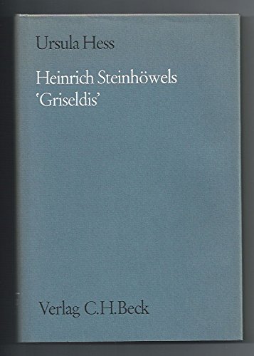 Heinrich Steinhöwels ' Griseldis'