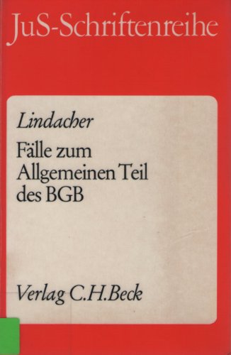 Stock image for Flle zum Allgemeinen Teil des BGB (Heft 65 der "Schriftenreihe der Juristischen Schulung"). for sale by Paderbuch e.Kfm. Inh. Ralf R. Eichmann
