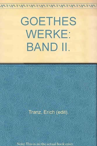 9783406047022: Goethes Werke: Band Ii.