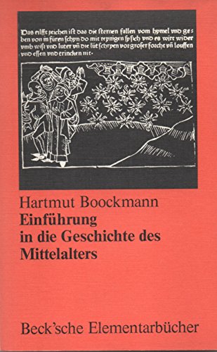 Stock image for Einfuhrung In Die Geschichte Des Mittelalters for sale by PsychoBabel & Skoob Books
