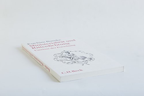 MinisterialitaÌˆt und Ritterdichtung: Umrisse d. Forschung (Edition Beck) (German Edition) (9783406061578) by Bumke, Joachim