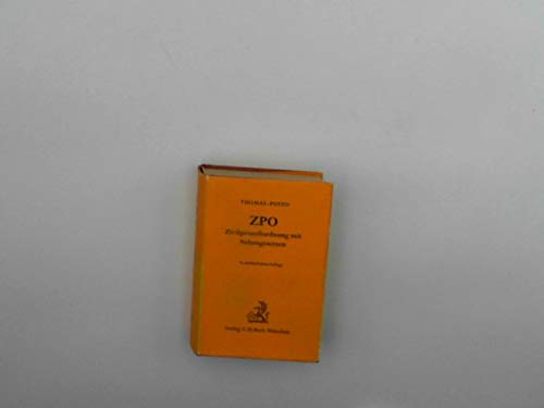 Zivilprozessordnung: Mit Gerichtsverfassungsgesetz u. d. EinfuÌˆhrungsgesetzen (German Edition) (9783406066566) by Germany