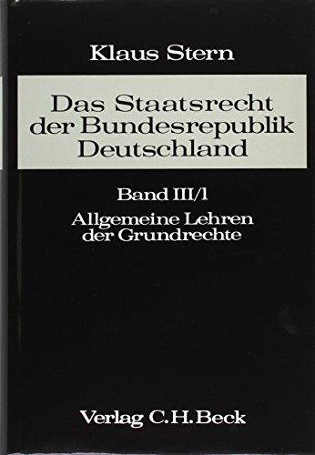 9783406070198: Allgemeine Lehren der Grundrechte