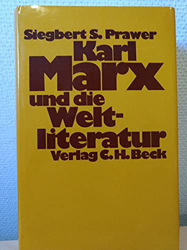 Beispielbild fr Karl Marx und die Weltliteratur zum Verkauf von Sigrun Wuertele buchgenie_de