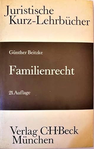 Beispielbild fr Familienrecht : e. Studienbuch. 21., berarb. Aufl. zum Verkauf von Antiquariat + Buchhandlung Bcher-Quell