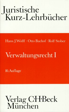 Beispielbild fr Verwaltungsrecht, in 3 Bdn., Bd.1 zum Verkauf von medimops