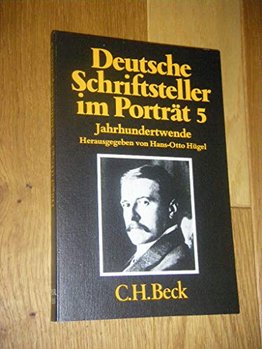 Beispielbild fr Deutsche Schriftsteller im Portrt Band. 5., Jahrhundertwende. Beck'sche schwarze Reihe ; Bd. 265 zum Verkauf von Antiquariat Buchhandel Daniel Viertel