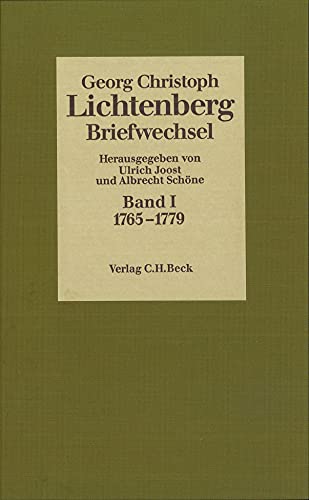 Briefwechsel. Im Auftrag der Akademie der Wissenschaften zu Göttingen. [Hrsg.:] Joost, Ulrich; Sc...