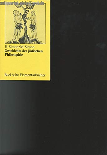 9783406098505: Geschichte der jdischen Philosphie (Becksche elementarbbcher)