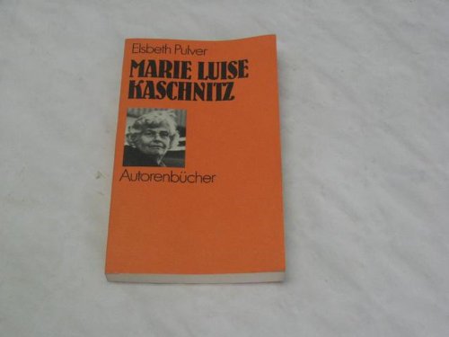 Beispielbild fr Marie Luise Kaschnitz zum Verkauf von medimops