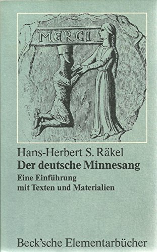 Imagen de archivo de Der deutsche Minnesang: Eine Einführung mit Texten und Materialien. a la venta por WorldofBooks
